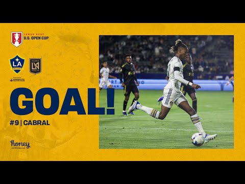 GOAL: Kévin Cabral gives LA Galaxy the lead over LAFC in U.S. Open Cup Round of 16