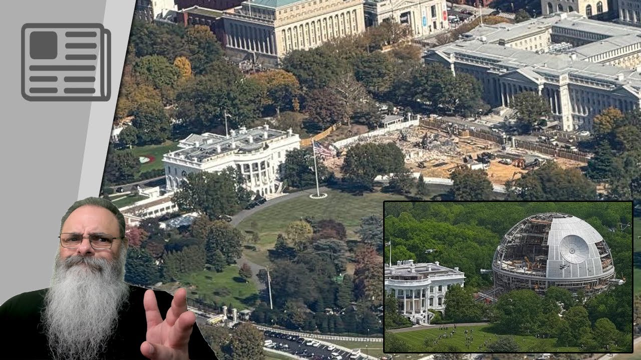 TRUMP DESTRÓI toda ALA LESTE da CASA BRANCA para INSTALAR uma ESTRELA da MORTE ou um SALÃO de BAILE
