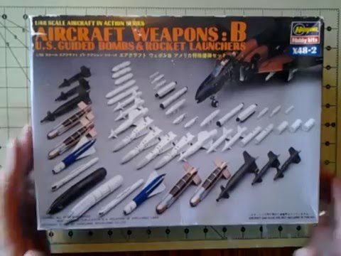 Hasegawa 1/48th Aircraft Weapons B and C inbox kit review.