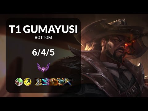 T1 Gumayusi Lucian vs Ezreal BOTTOM - KR  Patch 13.15
