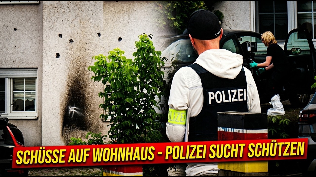 Schüsse auf Wohnhaus und Auto in Lampertheim – Brandkörper gegen Fassade geworfen