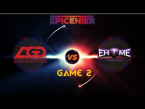 LGD.cn vs EHOME.Keen (Game 2) | EPICENTER 2017 - Chinese Qualifier