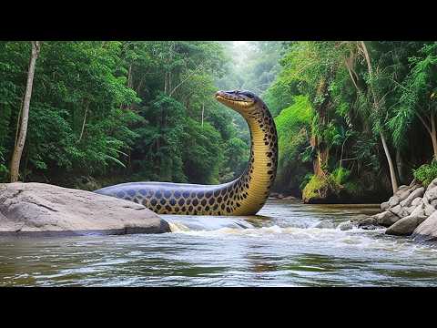 Part 37 - A Girl Alone Surviving In The Forest | Giant Green Python on a Deserted Island