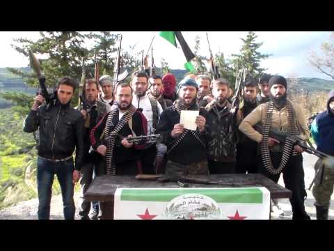 بيان تشكيل سرية أحفاد سيدنا خالد في جسر الشغور