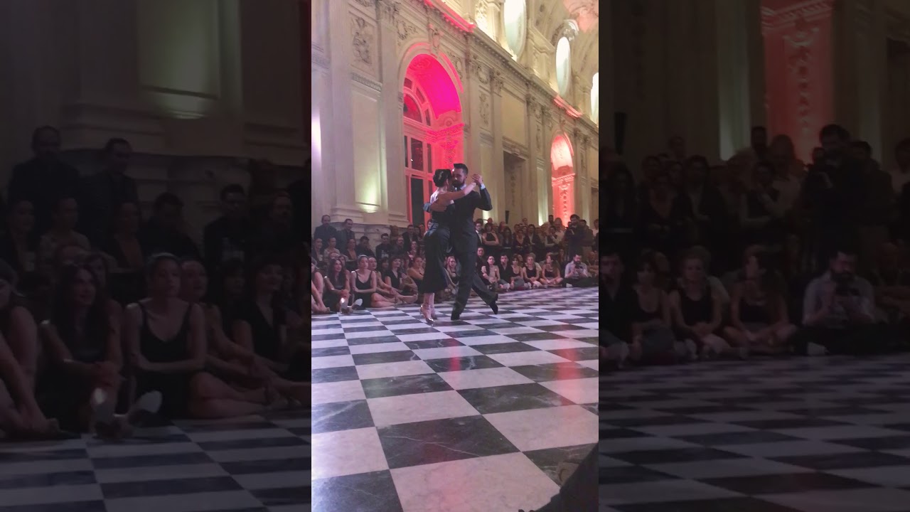 Javier Rodríguez y Fátima Vitale  1/4  Torino Tango Festival 2018 🇮🇹  Reggia Di Venaria 01.04.2018