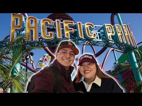 PACIFIC PARK EN LOS ANGELES ESTÁ INCREIBLE🤯🎡⛵🏖️