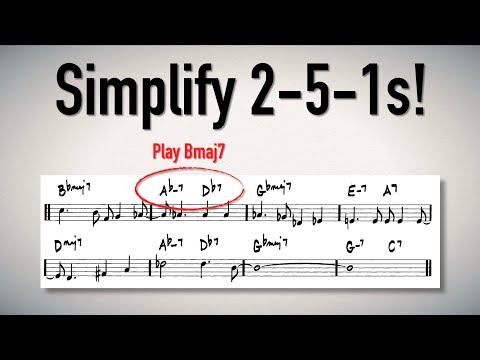 The SIMPLE Way to Play 2-5-1s!