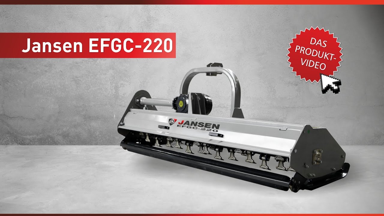 Jansen EFGC-200 Zúzó-Mulcsozó