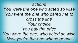 Sick Of It All - Pay The Price Lyrics