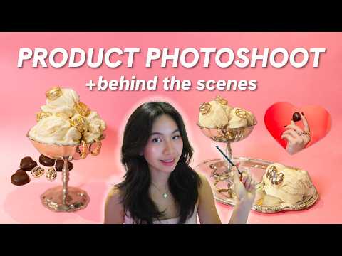 BTS of Valentine's Day Commercial Photoshoot. Photography, Design, Execution