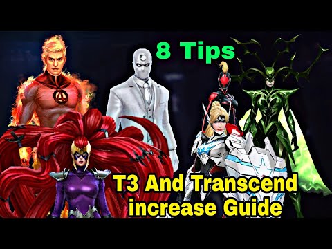 8 Suggestions How To increase Transcend And T3 Characters Quickly - Marvel Future Fight