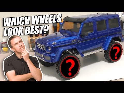 Traxxas TRX-4 Mercedes G500 - Which Wheels & Tires Look Best?
