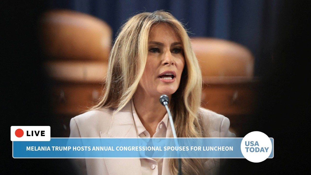 Live: Melania Trump, Usha Vance host annual First Lady's Luncheon for congressional spouses