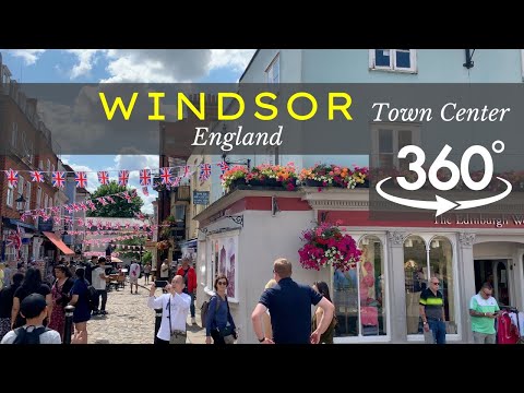 Windsor Town Center 360 Degree View | Windsor Castle England | Travel 360