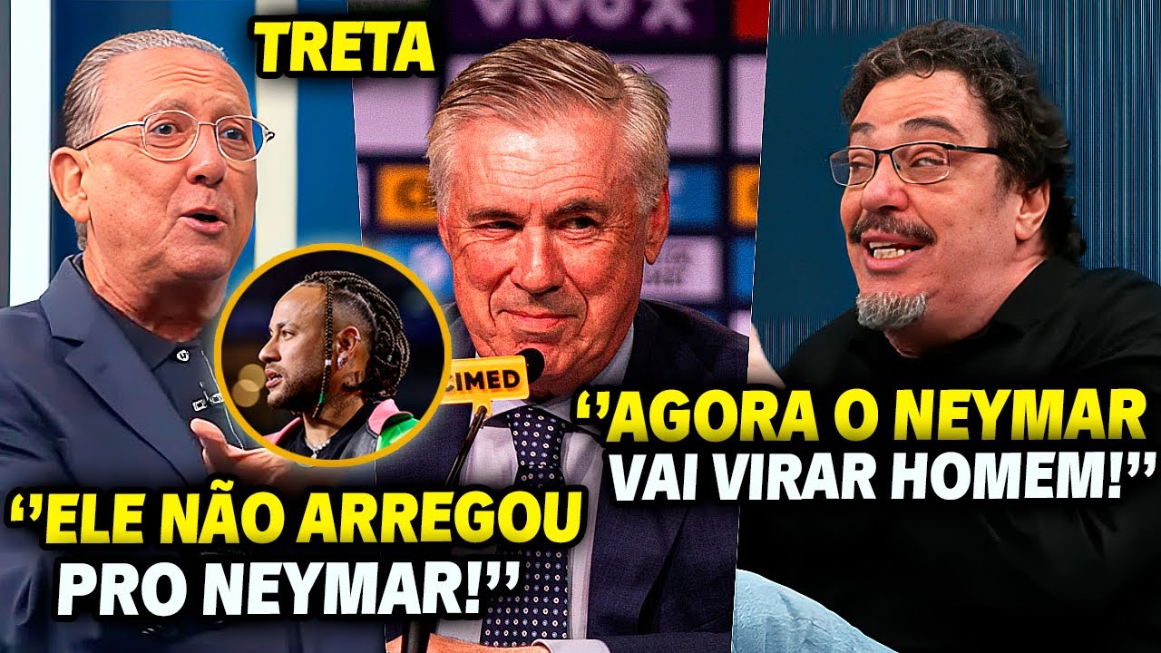 🚨 FIGHT! GALVÃO BUENO AND CASAGRANDE GO CRAZY OVER ANCELOTTI'S FIRST CALL-UP TO THE NATIONAL TEAM!