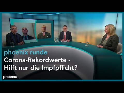 phoenix runde: Corona-Rekordwerte - Hilft nur die Impfpflicht?