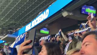 レアルソシエダ 試合前の大合唱【久保建英vsレアルマドリード 】