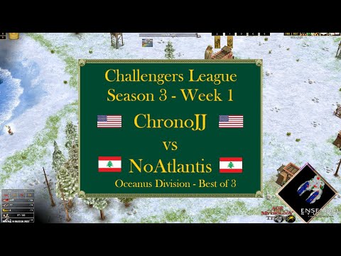 Challengers League - ChronoJJ vs NoAtlantis - Week 1