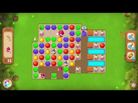 Gardenscapes 2158 Level - 20 moves - NO BooSTERS