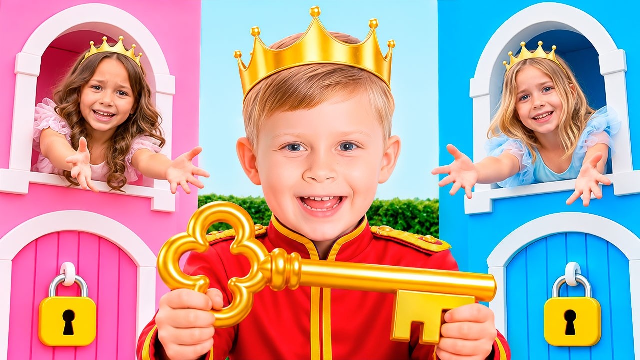 Princess Rescue Challenge! Princes Search for Hidden Keys