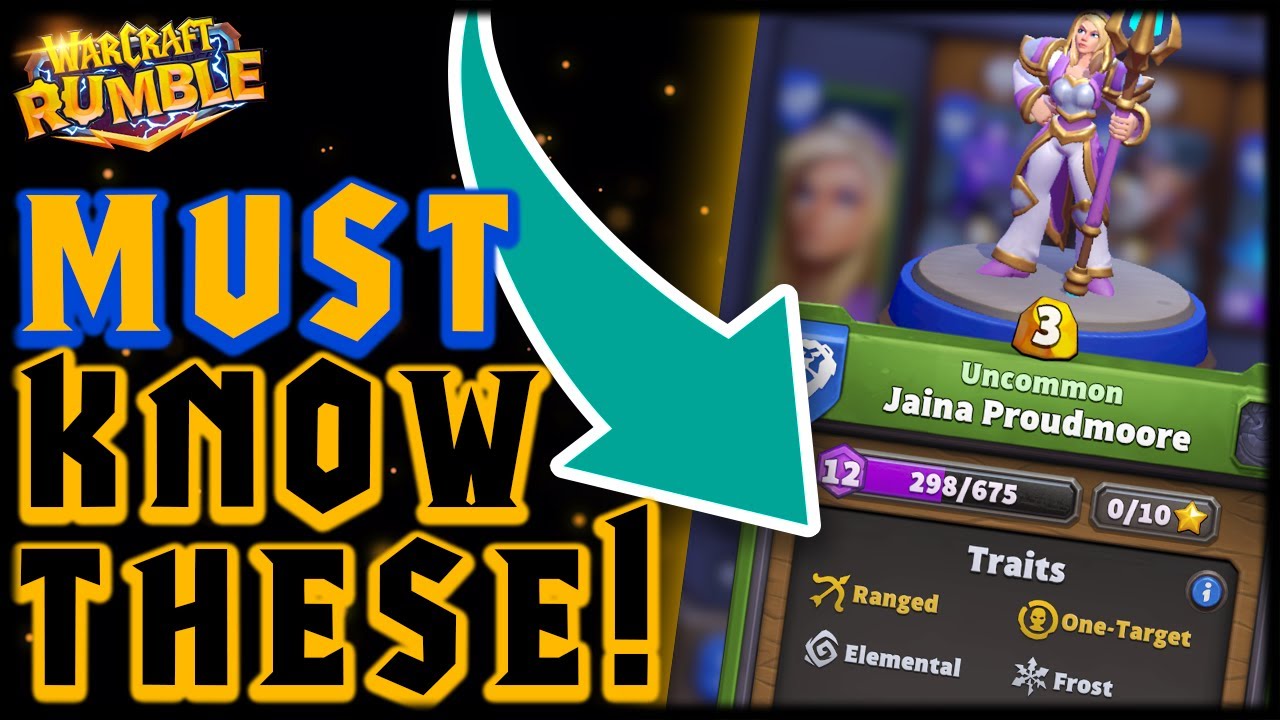 ALL Warcraft Rumble Traits! MUST KNOW to play EFFECTIVELY!