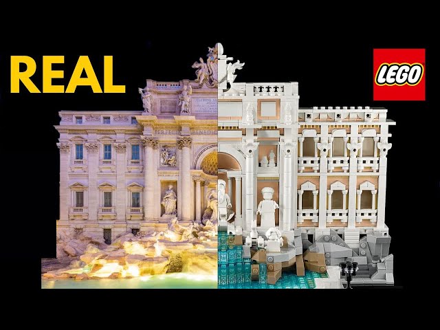 Vídeo relacionado con LEGO Architecture Fontana di Trevi Maqueta para Construir para Adultos, Monumento Italiano de Fuente Barroca y Minifiguras, Decoración del Hogar, Regalo para Viajeros 21062