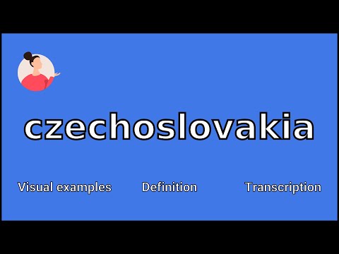 CZECHOSLOVAKIA - Meaning and Pronunciation