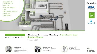 IBA Webinar: Radiation Processing Modeling - A Booster for Your Product Design