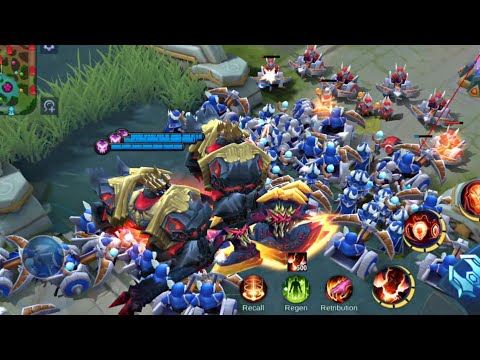 ATTACKING ENEMIES WITH 20 LORDS IN MOBILE LEGENDS!