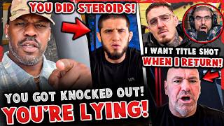 Jon Jones HEATED BACK & FORTH w/ Islam Makhachev! Tom Aspinall DEMANDS TITLE SHOT when he RETURNS!