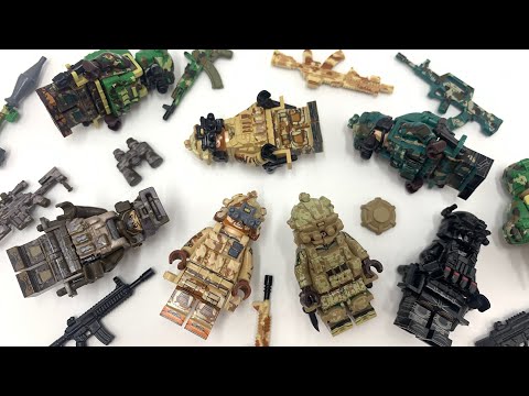 LEGO Military Soldier WM6147 | SAS | SSO | Navy seals | Delta Force | Unofficial Minifiguresレゴ 레고