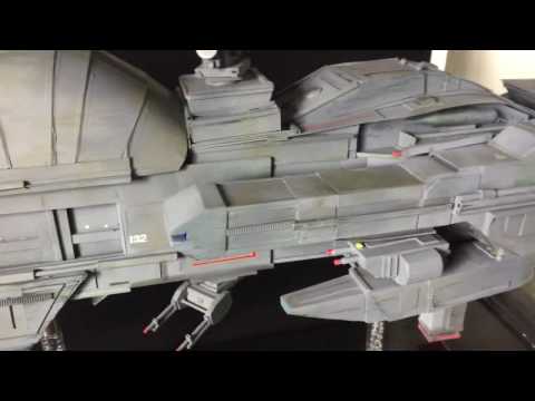 Scratch built SULACO model from Aliens movie 1986