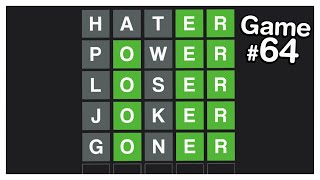 I Played 100 Games of Wordle in 1 Video..