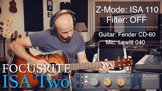 Video thumbnail for Focusrite ISA Two | Acoustic Guitar & Bass DI by Zed Marty