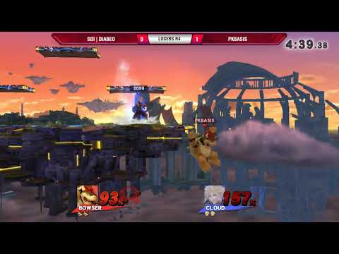 VS Weekly 10/11/18 - Losers Eighths - SDi | Diabeo (Cloud) vs pkbasis (Bowser) - Smash 4