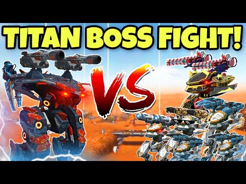 🔥 1VS6 AO MING VS AO JUN ARMY TITAN BOSS FIGHT! || WAR ROBOTS ||