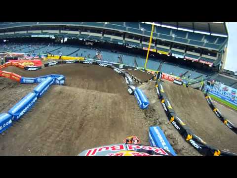 GoPro HD: Ken Roczen Practice - Anaheim Monster Energy Supercross 2011