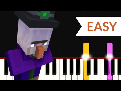 Soggy Swamp - Minecraft Dungeons (EASY Piano Tutorial)