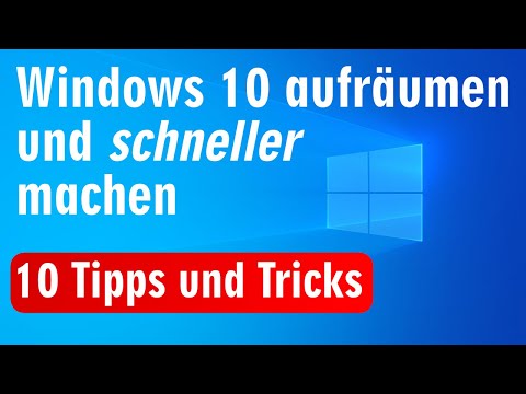 Windows 10 aufräumen und schneller machen โญ 10 Tipps und Tricks