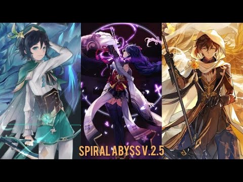 Three Archons conquered Spiral Abyss Floor 12. | Genshin Impact Gameplay |