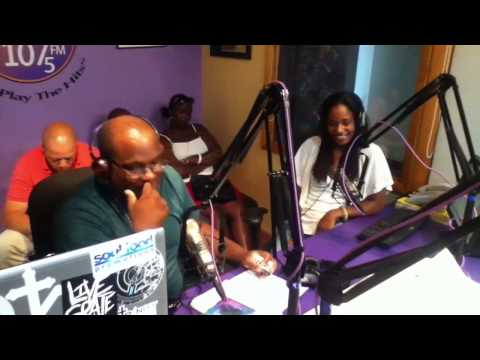 LitaMarie on the SoulFood Mix at Hott 1075 Bermuda 2014 June 29th 2014
