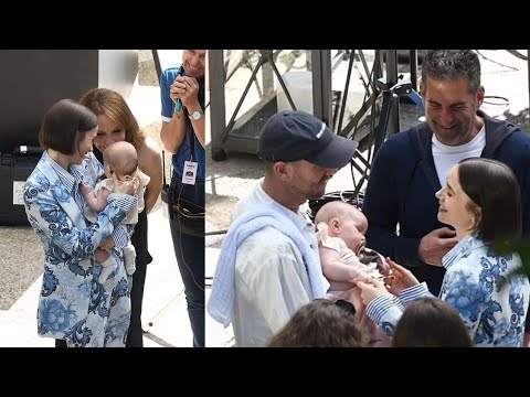 Lily Collins Brings Baby to Emily in Paris Set in Rome!