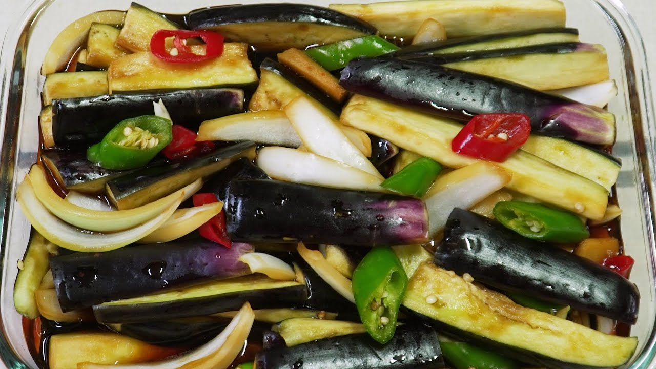 가지요리는 이 방법으로 드세요! 무치거나 볶지않고 맛있게 먹는 후회 없는 맛😋