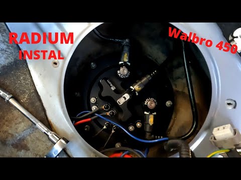 radium fuel hanger and walbro 450 instal. 15 STI.