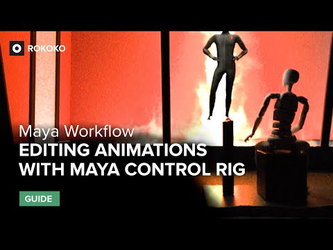 Quick Way to Edit Animation with Maya Control Rig I Maya Workflow