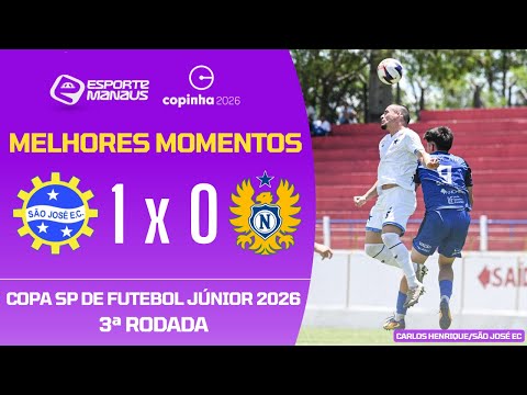 São José-SP 1 x 0 Nacional | Highlights | 3rd Round of the Copinha 2026