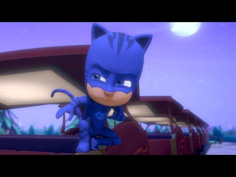 Pijamaskeliler Türkçe - Suçu Trene Atma, Baykuş Kiz - çizgi filmleri çocuklar için