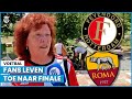 Feyenoorder zit in Roma-vak: 'Het is een beetje eng'