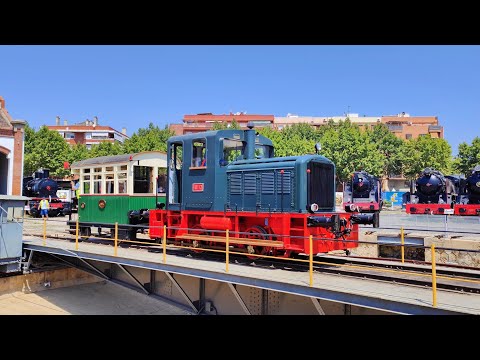 Museo Ferrocarril Cataluña : Vilanova y Geltrú - Locomotora tractor de maniobras Renfe 10112 Memé