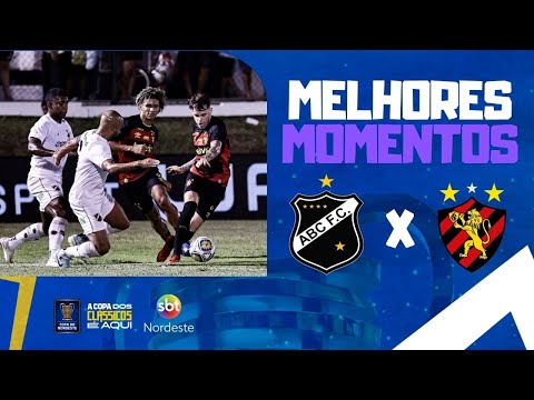 Gols e lances de ABC-RN x Sport